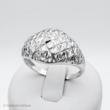 Stříbrný prsten BROUŠENÝ